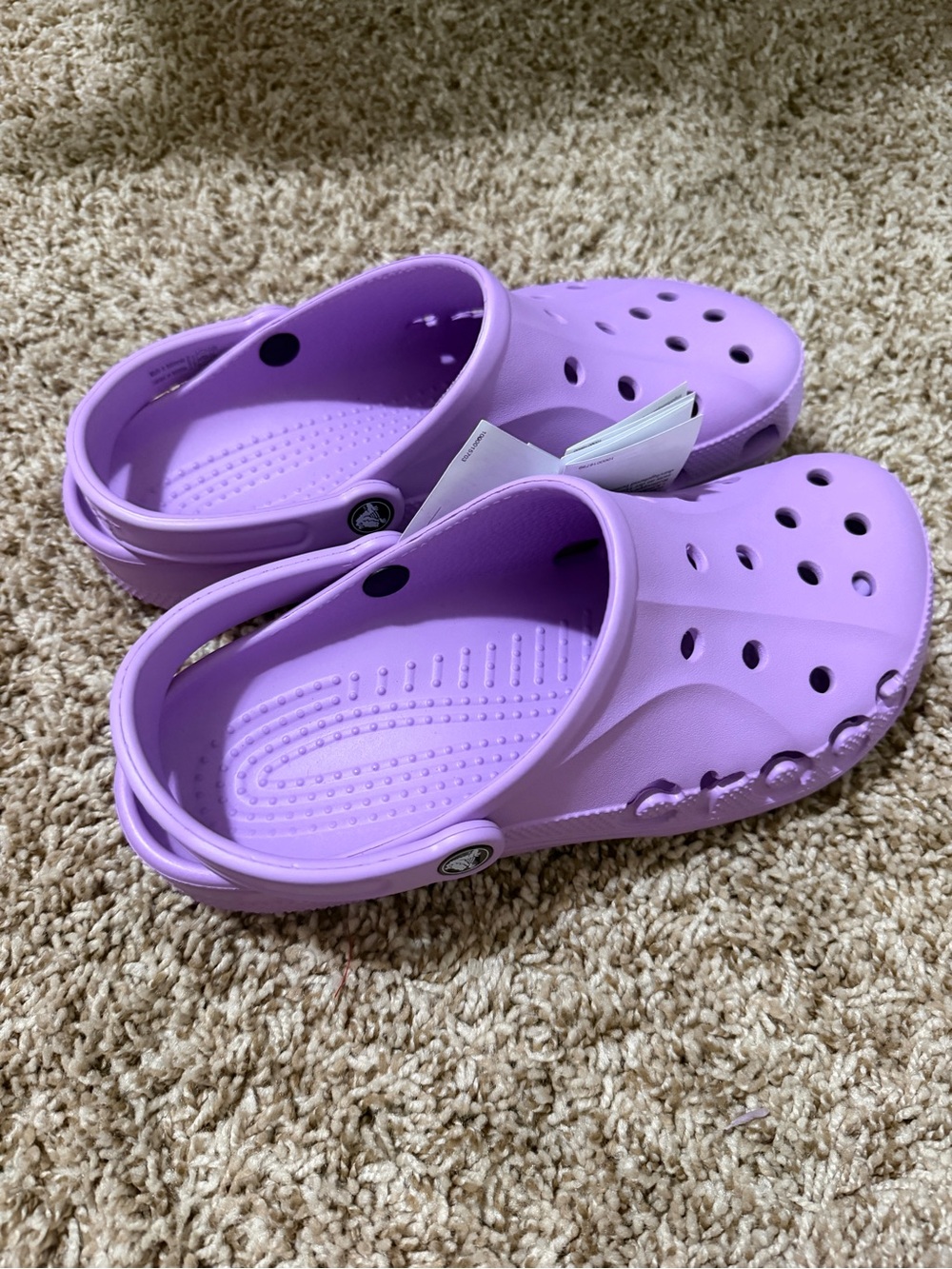 Crocs Baya Clogs Orchid Adult Mens Size 9 Purple New